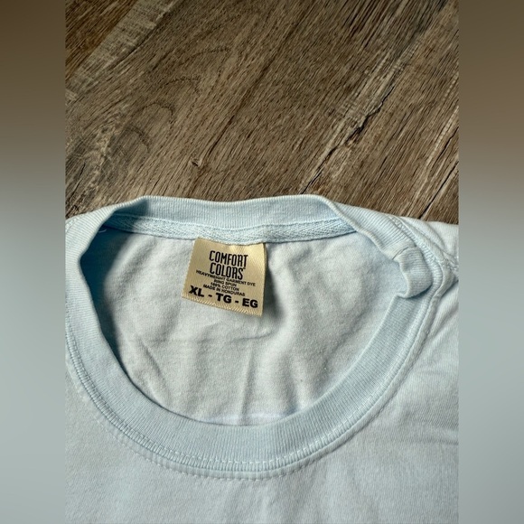 Ron Jon Surf Shop Orlando FL Graphic T-shirt Beach Light Blue Red Size XL - Picture 5 of 8